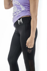 MFit Elite Pocket Leggings <br> Black - Muscle Fitness Factory