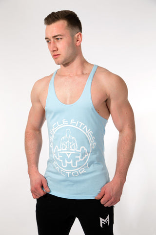 MFF Core Stringer <br> Maya Blue - Muscle Fitness Factory