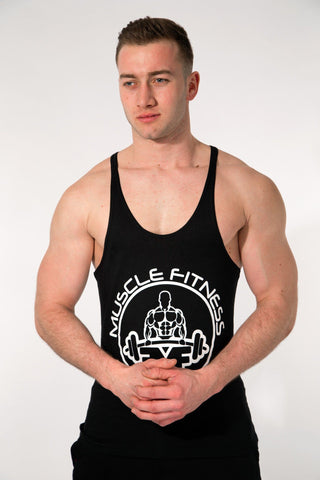 MFF Core Stringer <br> Jet Black - Muscle Fitness Factory