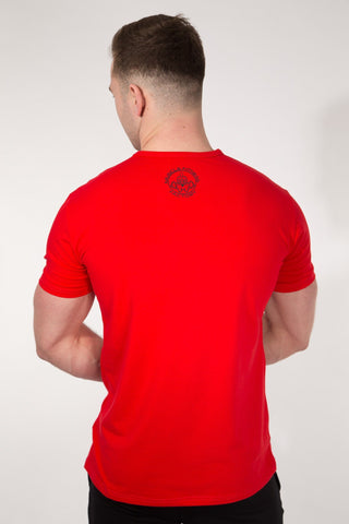 MFF Spartan T-Shirt <br> Red/Black - Muscle Fitness Factory