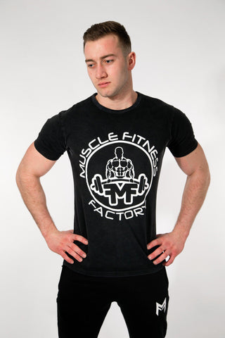 MFF Core T-Shirt <br> Jet Black - Muscle Fitness Factory