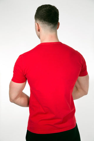 MFF Core T-Shirt <br> Scarlet Red - Muscle Fitness Factory