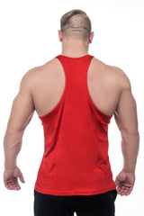 No Pain Tank Top<br>Red - Muscle Fitness Factory