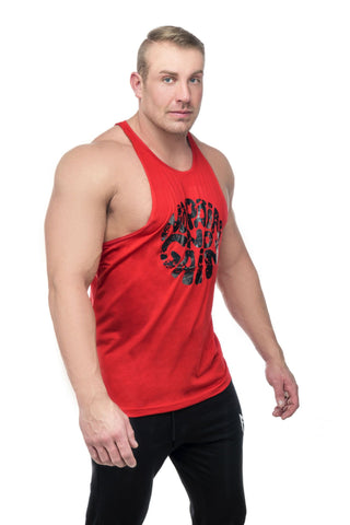 No Pain Tank Top<br>Red - Muscle Fitness Factory