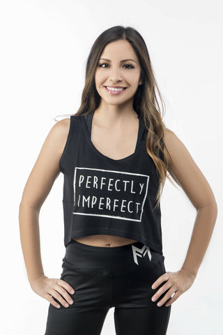 Perfect Crop Top<br>Black - Muscle Fitness Factory