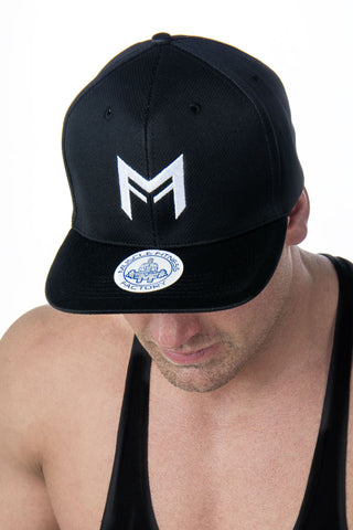 MFF Stretch Fit Hat <br> Black - Muscle Fitness Factory
