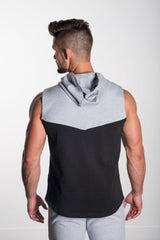 MFF Zip-Up Sleeveless Hoodie - Muscle Fitness Factory