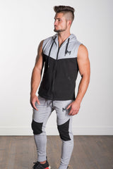 MFF Zip-Up Sleeveless Hoodie - Muscle Fitness Factory