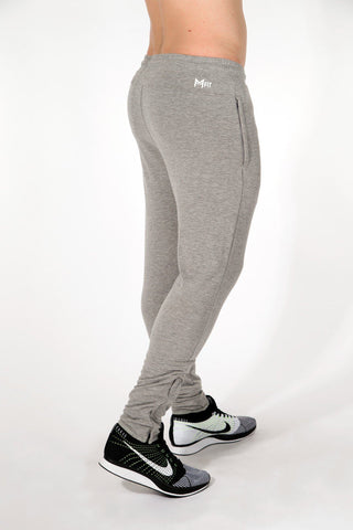 MFit Bottoms <br> Grey/White - Muscle Fitness Factory