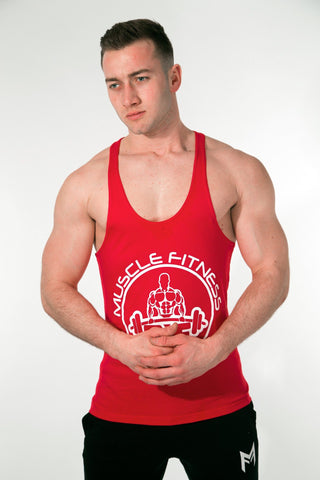 MFF Core Stringer <br> Scarlet Red - Muscle Fitness Factory