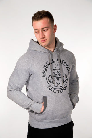 MFF Core Hoodie <br> Grey/Dark Grey - Muscle Fitness Factory