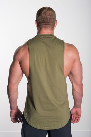 MFF Blitz Tank<br>Olive Green - Muscle Fitness Factory